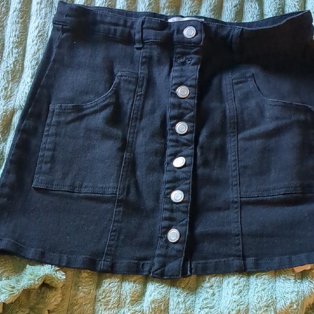 Altar'd State Black Mini Skirt